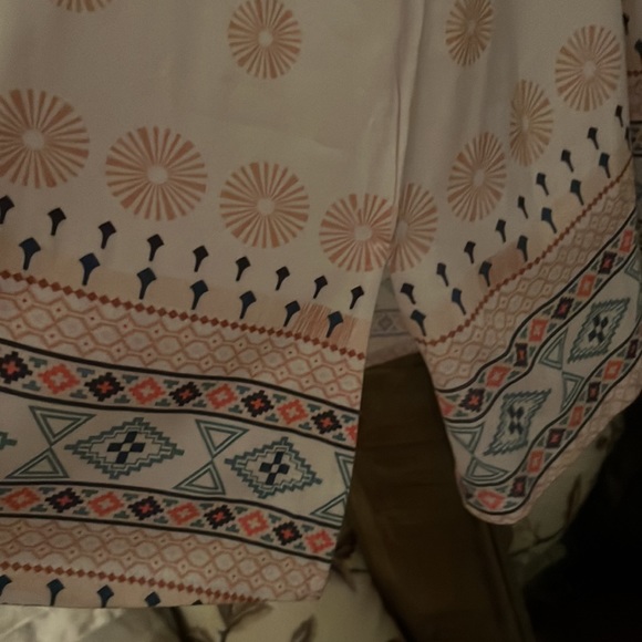 Like new racer back tank in medium with multi color Aztec pattern - Picture 5 of 7